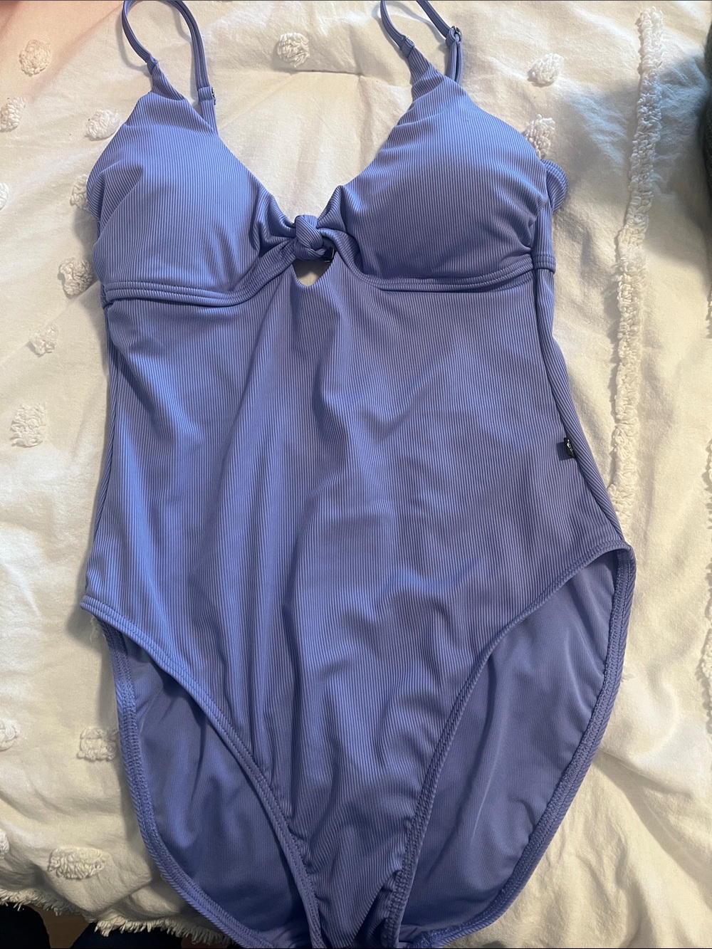 One-Piece Swim Suit in Lavender Blue